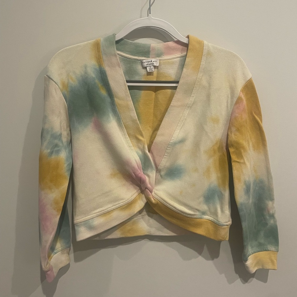 Colorful Tie-Dye Cardigan